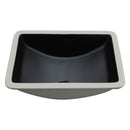 Modern Ceramic Undermount Bathroom Sink With Overflow, High Quality by HouseOfZazla