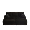 3 Seater Sofa With 2 Ottomans For Living Room by HouseOfZazla