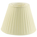 18"W x 14"H Empire BoxPleat Egg Shell Lamp Shade
