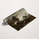 Adolf Dressler Landscape of the Oder River Wall Art Canvas