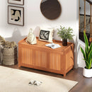 58 Gallon 3-in-1 Patio Wood Deck Box with Flip Top for Cushions by LJGDeals