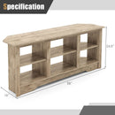 58 Inch TV Stand with 6 Open Storage Shelves for TVs up to 65 Inches by LJGDeals
