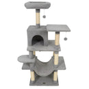58" Multi-Level Cat Tree Soft Plush Cat Tower with Padded Top Perch by LJGDeals