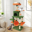 58" Multi-Level Cat Tree Soft Plush Cat Tower with Padded Top Perch by LJGDeals