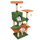 58" Multi-Level Cat Tree Soft Plush Cat Tower with Padded Top Perch by LJGDeals