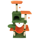 58" Multi-Level Cat Tree Soft Plush Cat Tower with Padded Top Perch by LJGDeals