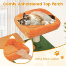 58" Multi-Level Cat Tree Soft Plush Cat Tower with Padded Top Perch by LJGDeals
