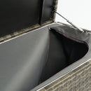 Lightweight Wicker Outdoor Storage Box Doubles As Side Table