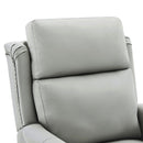 Manual Recliner Swivel Rocking Chair With 8-Point Massage and Heating