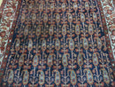 4' X 6' Antique Handmade Turkish Sivas Wool Rug Vegetable Organic Dye Nice Blue