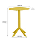 3 piece plastic arm chair Bistro GRS Premium Ocean Plastic, mustard yellow