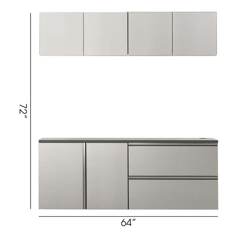 Nova Series - Garage Cabinet Set C - Metallic Gray, photo 5 of 11