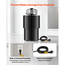 Food Waste Garbage Disposal with 3/4HP Motor and Continuous Feed by HouseOfZazla
