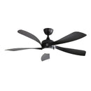 Ceiling Fan With 3-Color Dimmable LED Light and Remote Control - Black by HouseOfZazla