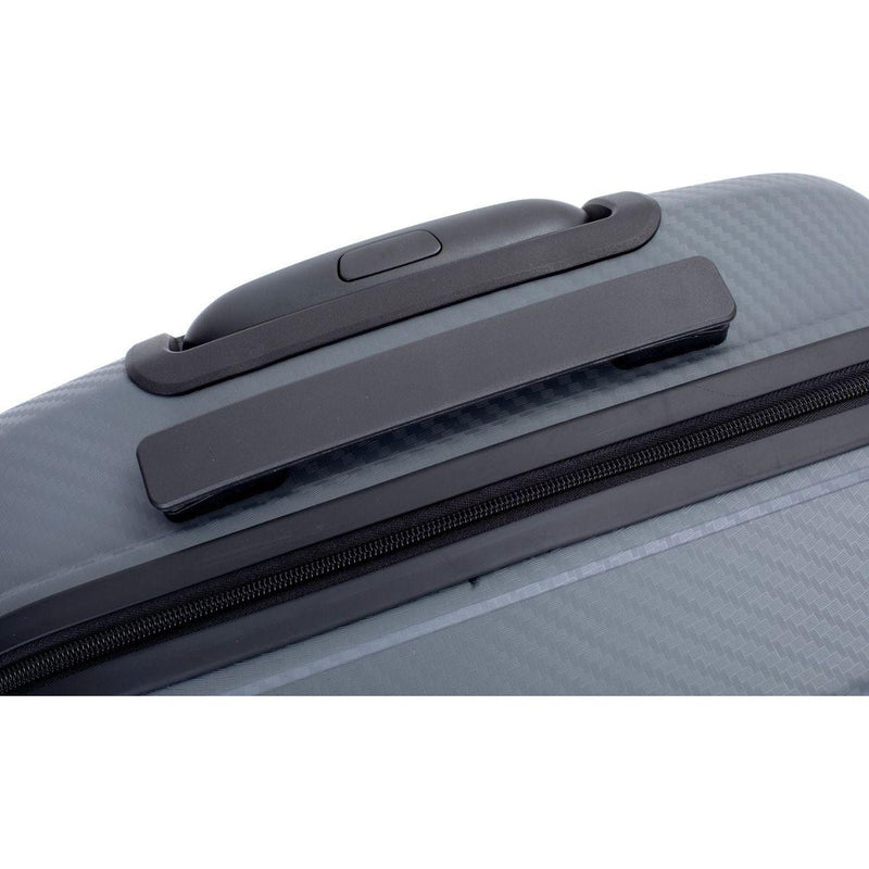 Hardshell Suitcase Spinner Wheels PP Luggage Sets Lightweight Durable Suitcase with TSA Lock,3-Piece Set (20/24/28), Gray