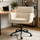 Criss Cross Swivel Desk Chair With Adjustable Armrests & Wheels For Home Office by HouseOfZazla