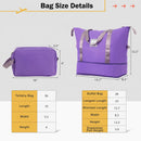 2 Piece Luggage Set With Bags Expanable Spinner Wheels ABS Lightweight Suitcase With Tsa Lock 20" / 24" by HouseOfZazla