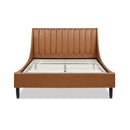 Aspen - Vertical Tufted Modern Headboard Platform Bed Set by HouseOfZazla