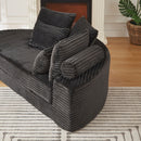 Semi Circular 2 In 1 Sofa Bed With Neck Pillow And Throw Pillows by HouseOfZazla