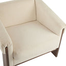 Sierra - Vintage Modern Accent Chair With Deep Cushions And Wide Armrests by HouseOfZazla