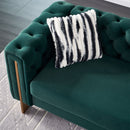 Chesterfield - Modern Tufted Living Room Sofa, 84.25''W Couch by HouseOfZazla