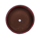 4 Pieces Planter Pot, Indoor Outdoor Flowerpot For Patio, Garden, Or Windowsills - Bean Paste Red by HouseOfZazla
