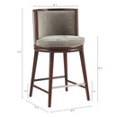 Evalyn Dove - Counter Stool - Griege by HouseOfZazla