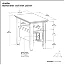 Acadian - End Table With Drawer by Unique Piece Furniture