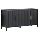 Accent Storage Cabinet Sideboard Wooden Cabinet with Metal Handles for Hallway, Entryway, Living Room, Bedroom