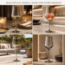 Make Your Own Set Wine Glass SINGLE, Large 12 oz (Midnight Blue)