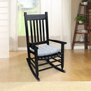 Classic Wooden Porch Rocker Chair Populus Wood Comfortable Design by HouseOfZazla