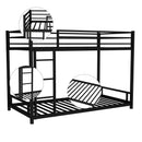 Bunk Bed With Noise Reduction And Safety Guardrail by HouseOfZazla