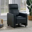 Push Back Recliner - Black by HouseOfZazla