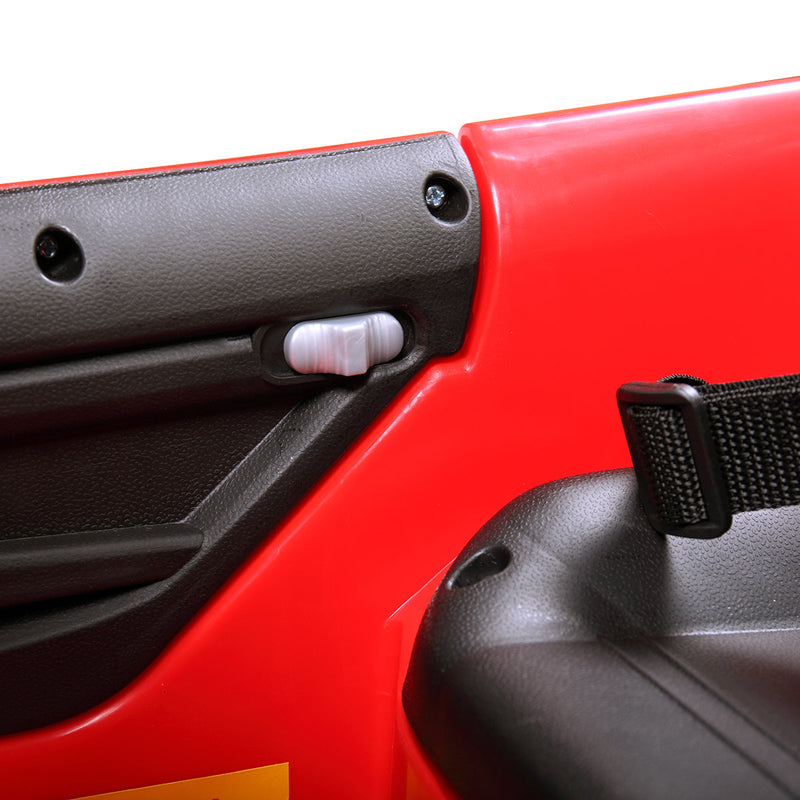 6V Licensed Mercedes Benz AMG Electric Vehicle, Kid Ride on Car with Parental Remote Control, MP3 Player Headlights Opening Doors for Children 3-8, Red