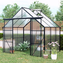 Double Door Polycarbonate house Raised Base And Anchor Aluminum Heavy Duty Walk In houses For Outdoor Backyard In All Season by HouseOfZazla