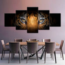 Fierce Eyes Tiger Wall Art