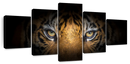 Fierce Eyes Tiger Wall Art