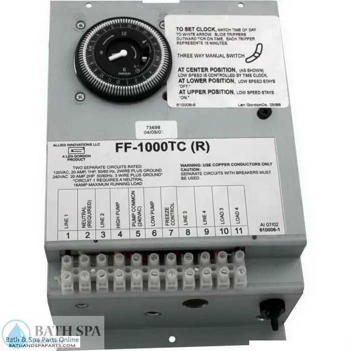 Allied  FF1000TCR Series Internal Control Replacement (810006-0)