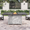 59-Inch 50K BTU Propane Fire Pit Table With Extendable Top (SAK71253)