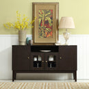 59" Wide 4-Door Buffet Cabinet TV Console Table