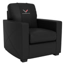 Silver Club Chair with Corvette C7 Logo
