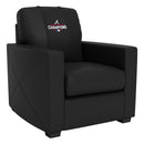 Silver Club Chair with Atlanta Braves 2021 World Champions Logo