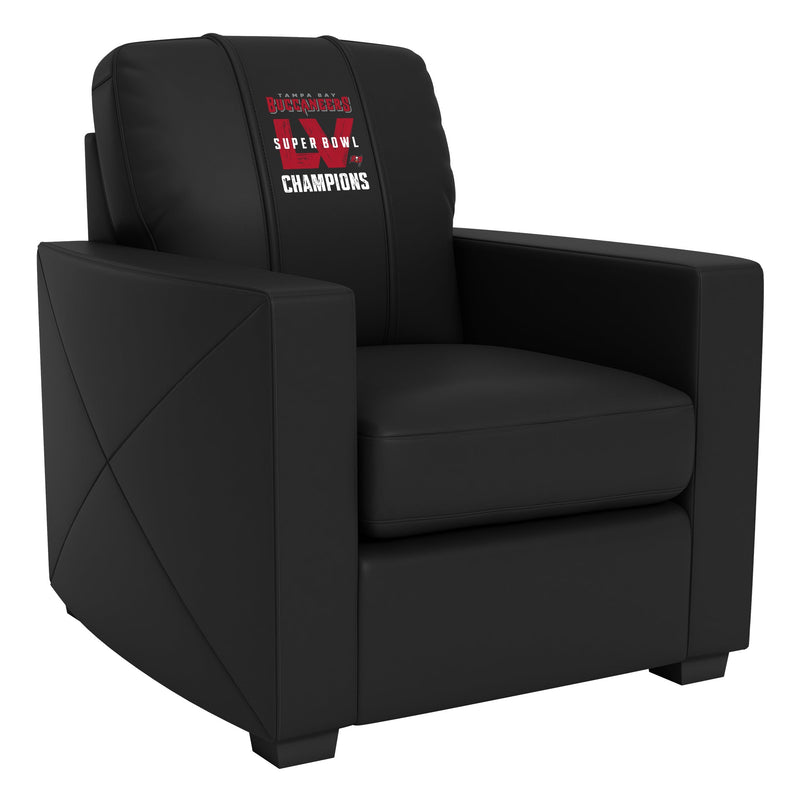 Tampa Bay Buccaneers Alternate Super Bowl LV Logo Silver Club Chair