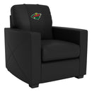 Silver Club Chair with Minnesota Wild Logo