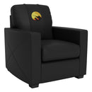 Silver Club Chair with Hunter and Dog Logo