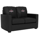 Silver Loveseat with Atlanta Braves 2021 World Champions Logo