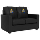 Silver Loveseat with Golden State Warriors 2018 Champions Logo Panel