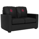 Silver Loveseat with Houston Rockets Logo