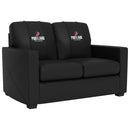Silver Loveseat with Portland Trailblazers Secondary Logo