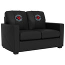 Silver Loveseat with Toronto Raptors Global Logo